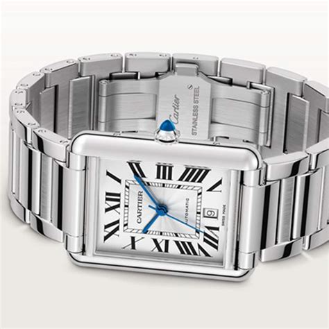 automatic cartier tank|extra large cartier tank must.